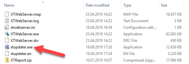 xt_updater_starten